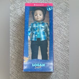 American girl Logan doll in box
